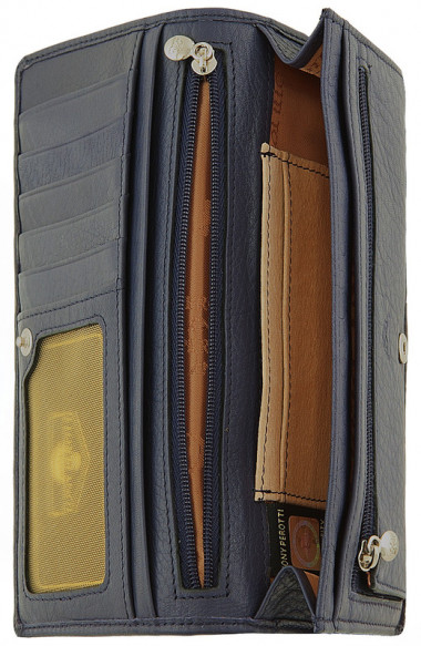 Кошелек женский Tony Perotti Contatto 563333/6 синий &mdash; 2chemodana