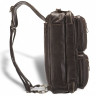 Мужская кожаная сумка-трансформер BRIALDI Norman BR11723QO relief brown фото 9 &mdash; 2chemodana