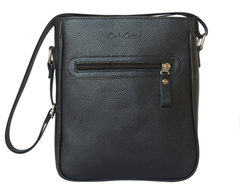 Мужская кожаная сумка Carlo Gattini Montedale 5028-01 black фото 1 &mdash; 2chemodana