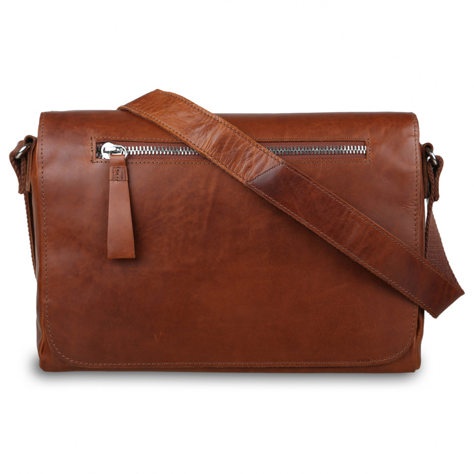 Мужская кожаная сумка Ashwood Leather 1664 Chestnut фото 1 &mdash; 2chemodana