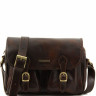 Сумка мужская кожаная Tuscany Leather, SAN MARINO TL10180 dark brown фото 1 &mdash; 2chemodana