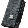 Кошелек двойной TRU VIRTU CLICK&SLIDE Croco Black DB-cr-black фото 1 &mdash; 2chemodana