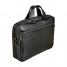 Мужская кожаная бизнес-сумка Sergio Belotti 010-2813 denim black фото 1 &mdash; 2chemodana