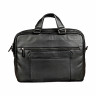Мужская кожаная бизнес-сумка Sergio Belotti 010-2813 denim black фото 7 &mdash; 2chemodana