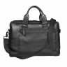 Мужская кожаная бизнес-сумка Gianni Conti 1811342 black фото 1 &mdash; 2chemodana