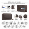 Мужской кожаный клатч BRIALDI Aurora relief brown BR44371ET фото 2 &mdash; 2chemodana