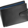 Мужской кожаный бумажник Visconti PM100 Vincent Black/Cobalt VPM100108 фото 1 &mdash; 2chemodana
