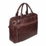 Мужская кожаная бизнес-сумка Gianni Conti 4101266 brown фото 2 &mdash; 2chemodana
