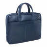 Мужская кожаная деловая сумка Lakestone Carter Dark Blue 925208/DB фото 1 &mdash; 2chemodana