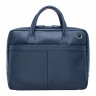 Мужская кожаная деловая сумка Lakestone Carter Dark Blue 925208/DB фото 2 &mdash; 2chemodana