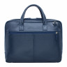 Мужская кожаная деловая сумка Lakestone Carter Dark Blue 925208/DB фото 4 &mdash; 2chemodana