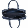 Мужская кожаная деловая сумка Lakestone Carter Dark Blue 925208/DB фото 5 &mdash; 2chemodana