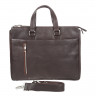 Мужская кожаная бизнес-сумка Gianni Conti 1041261 dark brown фото 1 &mdash; 2chemodana