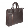 Мужская кожаная бизнес-сумка Gianni Conti 1041261 dark brown фото 2 &mdash; 2chemodana