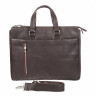 Мужская кожаная бизнес-сумка Gianni Conti 1041261 dark brown фото 6 &mdash; 2chemodana