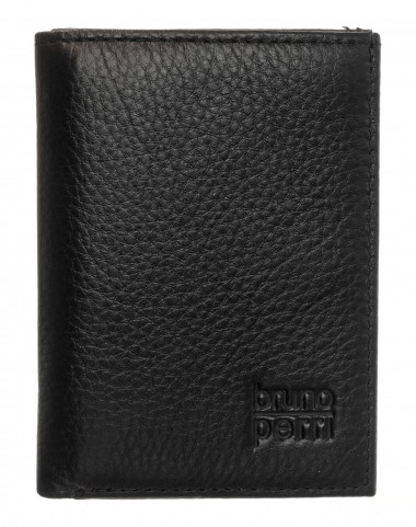 Мужское кожаное портмоне Bruno Perri 208-M0611/1 черный &mdash; 2chemodana