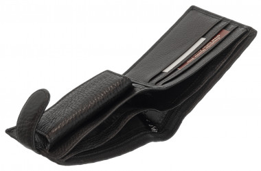 Мужское кожаное портмоне Bruno Perri 208-M0611/1 черный &mdash; 2chemodana