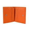 Женская кожаная кредитница Petek 1020.234.89 Orange Popsicle фото 2 &mdash; 2chemodana