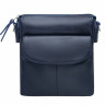 Мужская кожаная сумка через плечо Lakestone Osborne Dark Blue 957054/DB фото 2 &mdash; 2chemodana