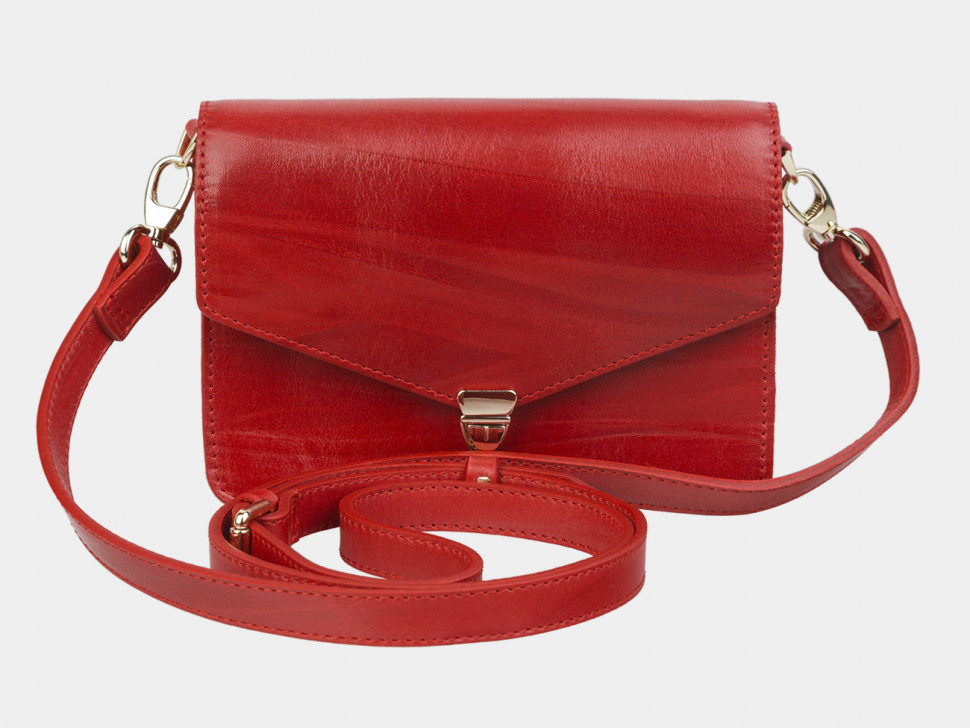 Женская кожаная сумка Alexander TS KB0012 Red фото 1 &mdash; 2chemodana