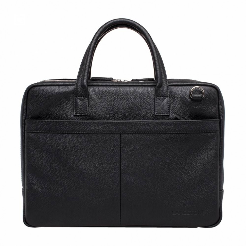 Мужская кожаная деловая сумка LAKESTONE Carter Black 925208/BL фото 1 &mdash; 2chemodana