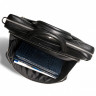 Мужская кожаная деловая сумка для документов BRIALDI Pasteur BR12051JD relief black фото 6 &mdash; 2chemodana