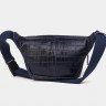 Женская кожаная сумка на пояс Alexander TS KB0015 Blue Croco фото 3 &mdash; 2chemodana