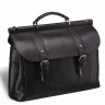 Мужской кожаный портфель на саквояжной планке BRIALDI Hobart BR17441VR relief black фото 2 &mdash; 2chemodana