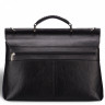 Мужской кожаный портфель на саквояжной планке BRIALDI Hobart BR17441VR relief black фото 5 &mdash; 2chemodana