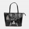 Женская кожаная сумка Alexander TS W0043 Black Кот в очках фото 5 &mdash; 2chemodana