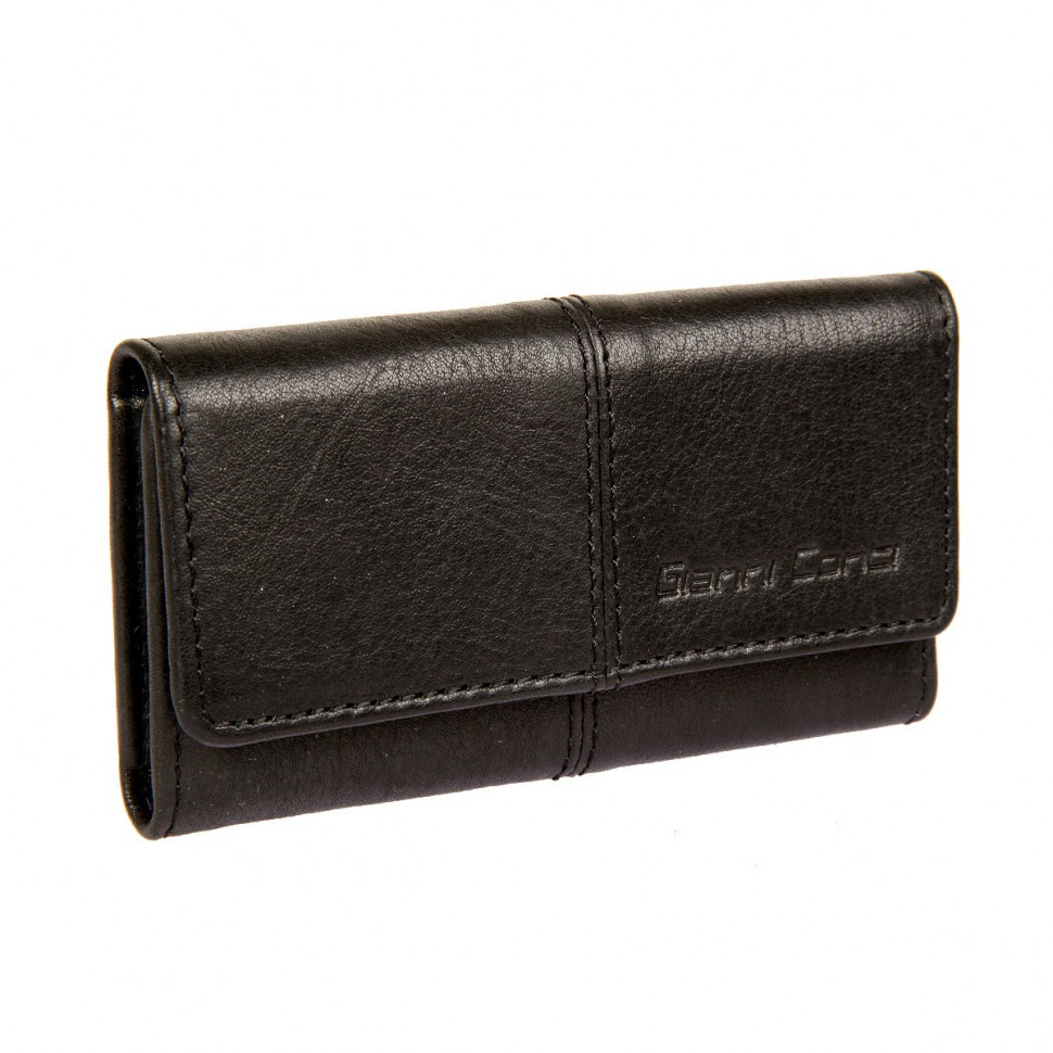 Мужская кожаная ключница Gianni Conti 1139069E black фото 1 &mdash; 2chemodana