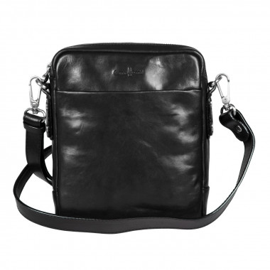 Мужская кожаная сумка Gianni Conti 912312 black &mdash; 2chemodana