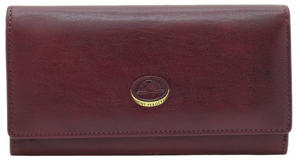 Женский кожаный кошелек Tony Perotti 990108/20 бордовый фото 1 &mdash; 2chemodana