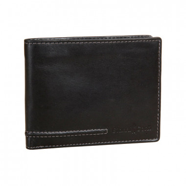 Мужское кожаное портмоне Gianni Conti 707111 черный &mdash; 2chemodana