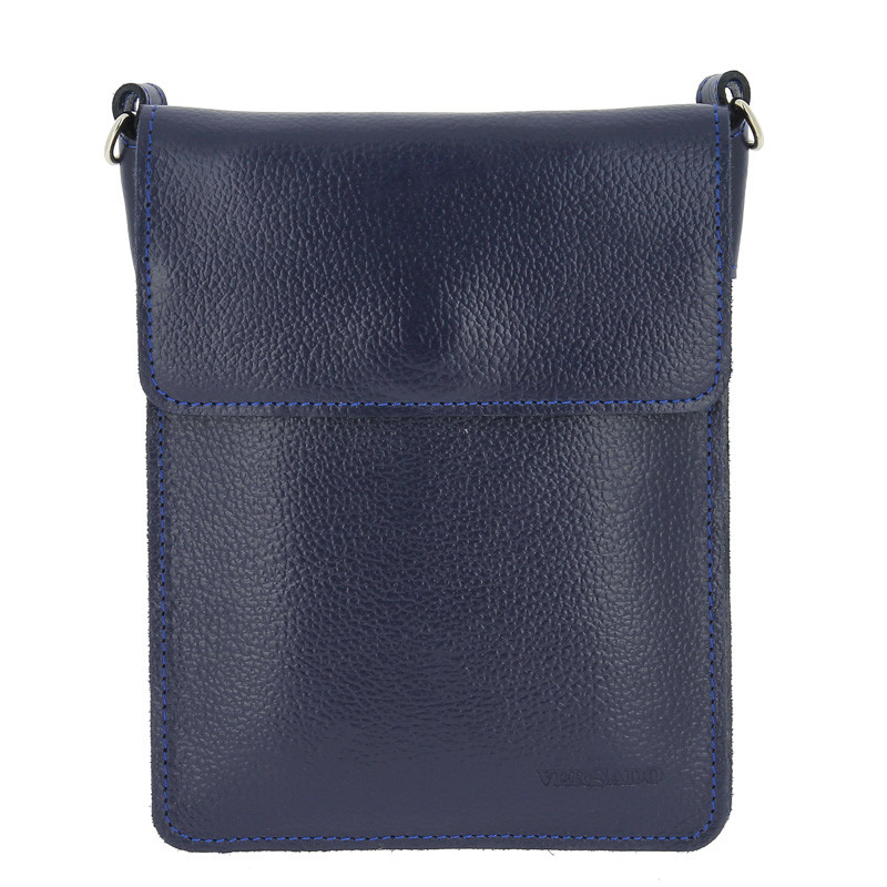Мужская кожаная сумка для документов Versado VG061 navy фото 1 &mdash; 2chemodana