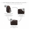 Мужской кожаный рюкзак-трансформер BRIALDI Bering BR23145TX relief brown фото 3 &mdash; 2chemodana