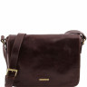 Сумка мужская кожаная Tuscany Leather TL141301 dark brown фото 9 &mdash; 2chemodana