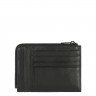 Кожаный чехол для банковских карт Piquadro PU1243APR/N черный фото 2 &mdash; 2chemodana