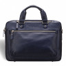 Мужская кожаная деловая сумка BRIALDI York BR03424JX navy фото 2 &mdash; 2chemodana