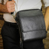 Мужская кожаная сумка через плечо BRIALDI Abate BR26688YO relief black фото 7 &mdash; 2chemodana