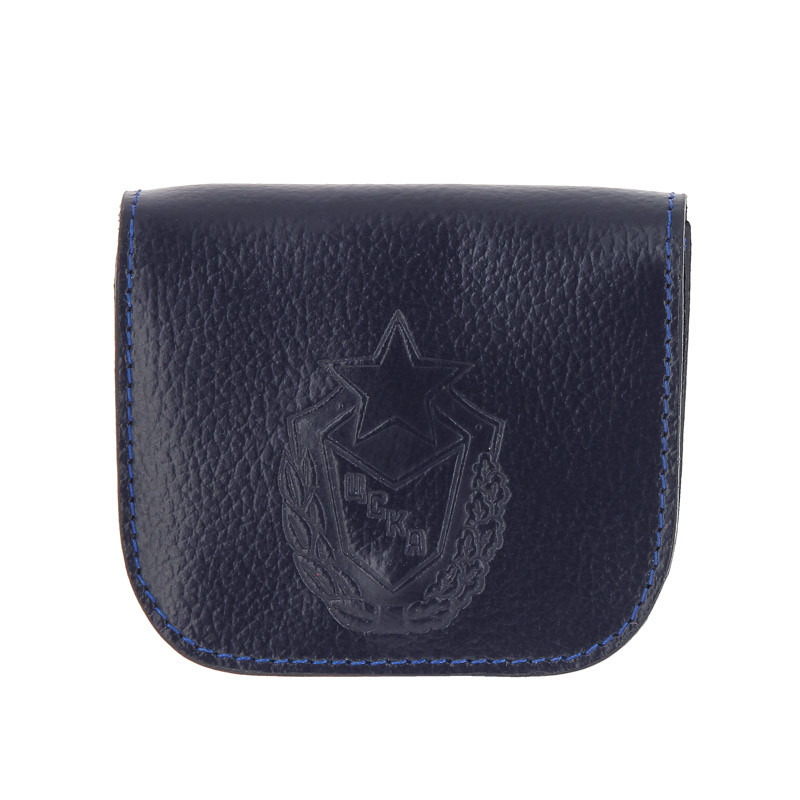 Кожаная монетница Versado 137 navy sport фото 1 &mdash; 2chemodana