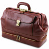 Кожаная сумка доктора с двойным дном Tuscany Leather Giotto TL142071 темно-коричневый фото 2 &mdash; 2chemodana