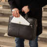 Мужская кожаная деловая сумка BRIALDI Baltimore BR44548IQ relief black фото 18 &mdash; 2chemodana