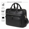 Мужская кожаная деловая сумка BRIALDI Baltimore BR44548IQ relief black фото 20 &mdash; 2chemodana