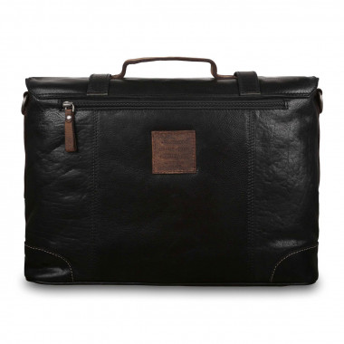 Кожаная сумка Ashwood Leather 4554 Black &mdash; 2chemodana