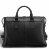Надежная мужская кожаная сумка для документов BRIALDI Bard BR17808SD relief black фото 3 &mdash; 2chemodana