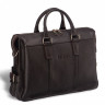 Надежная мужская кожаная сумка для документов BRIALDI Bard BR17809JR relief brown фото 8 &mdash; 2chemodana