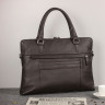 Мужская кожаная деловая сумка SLIM-формата для документов BRIALDI Hamilton BR44551NI relief brown фото 13 &mdash; 2chemodana