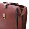 Мужской кожаный портфель-саквояж с 3 отделениями Tuscany Leather Canova TL141826 темно-коричневый фото 5 &mdash; 2chemodana