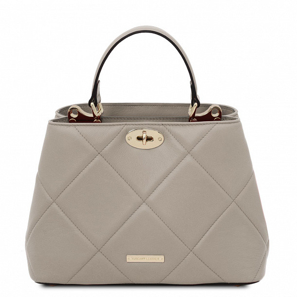 Женская сумка из мягкой кожи Tuscany Leather TL Bag TL142132 серый фото 1 &mdash; 2chemodana